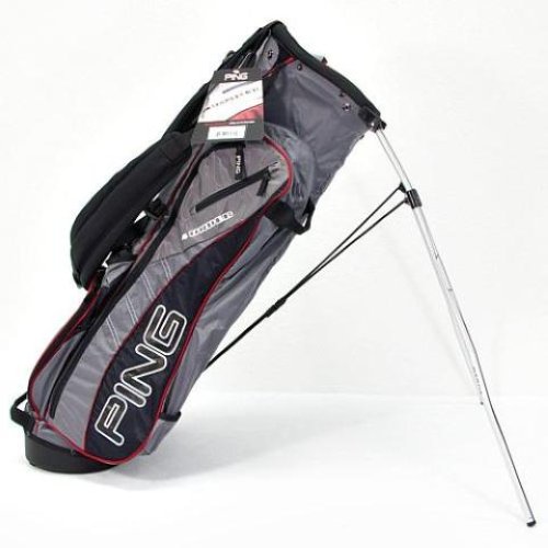 2011 Ping Golf 4-Under Stand Bag - Charcoal / Black / Inferno Red | eBay