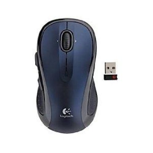 Logitech M510 Blue Wireless Laser Mouse Unifying Receiver PC Mac ...