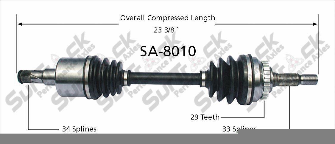 saab 9  inner  u0026 outer joint