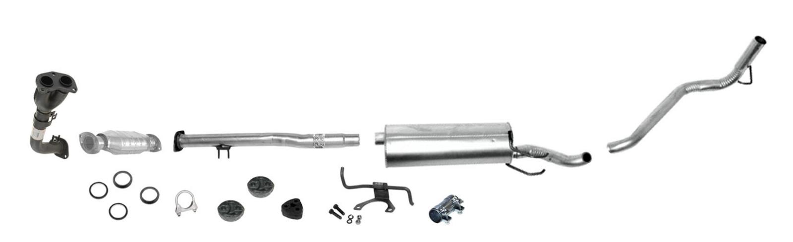 95-00 Toyota Tacoma 2.7 2WD or 4WD Exhaust System Check Vehicle Info