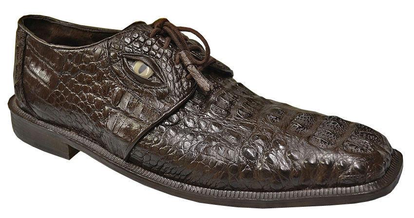 Romano Brown Crocodile Skin Shoes w/ Eyes-Size 10.5 | eBay