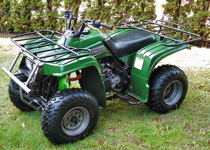 Green Shock Covers Yamaha Grizzly 125 Beartracker