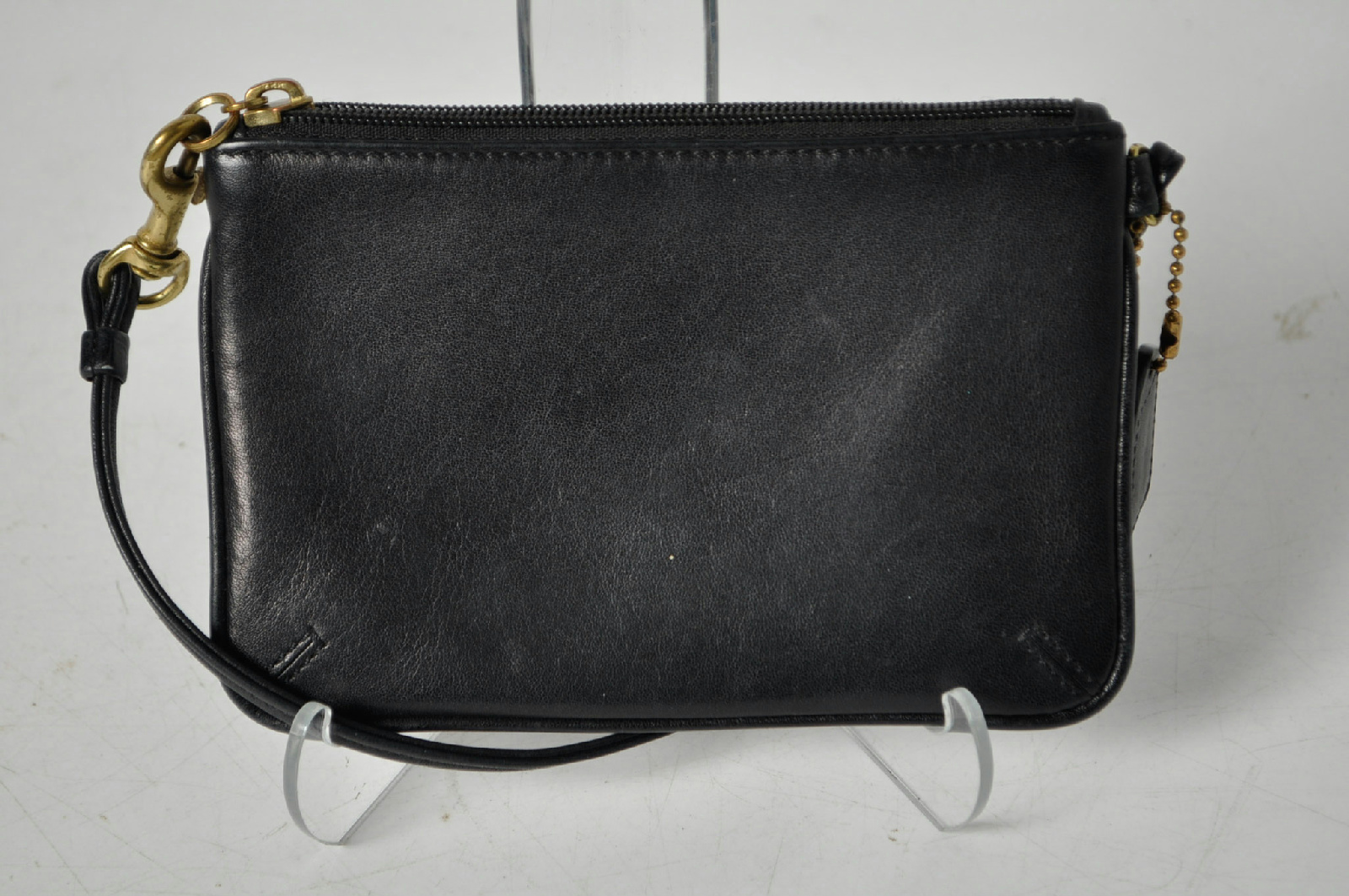 Coach Black Zipper Mini Wristlet Bag | eBay