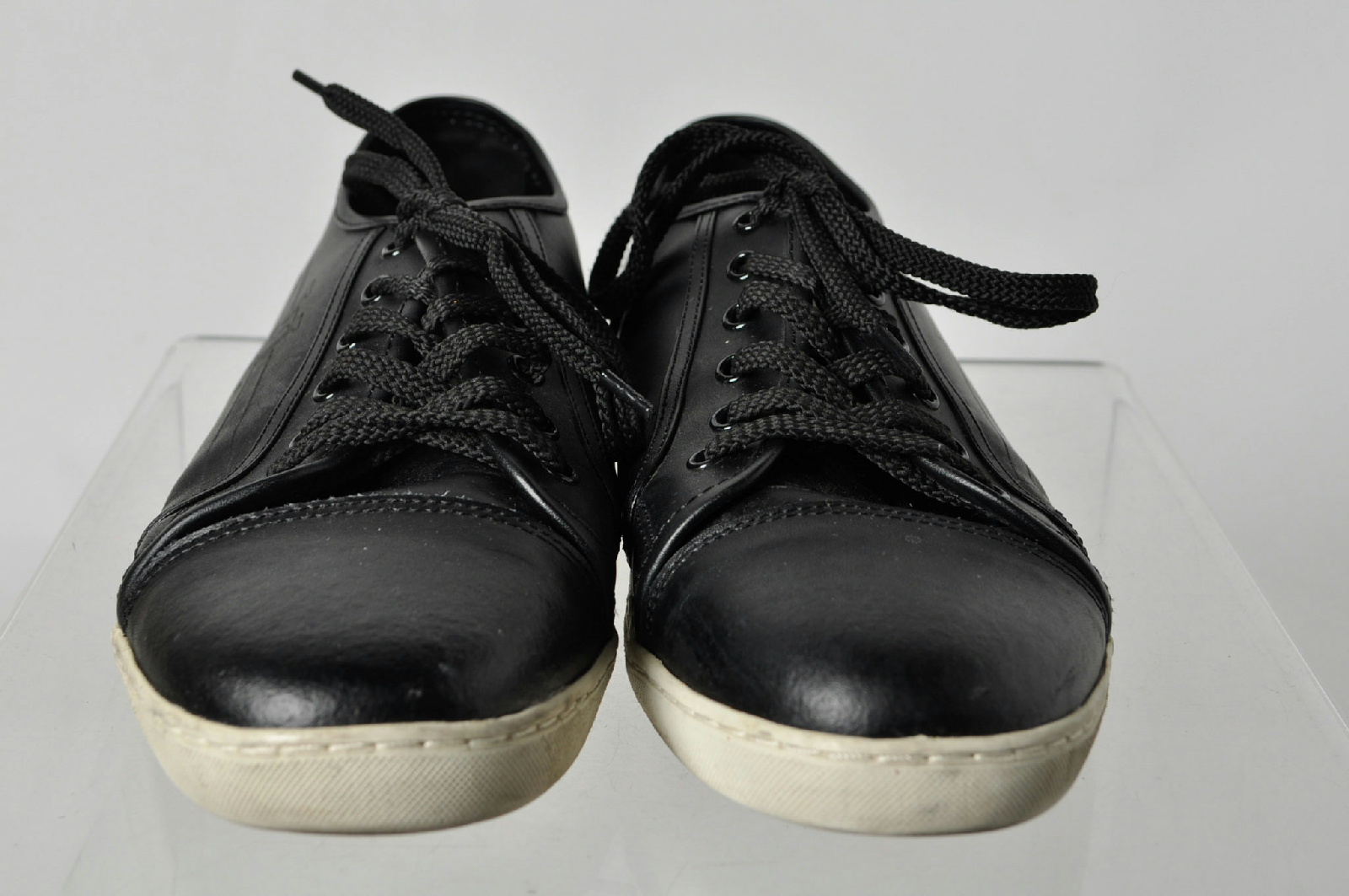 Louis Vuitton Black Low Top Laces Men&#39;s Casual Shoes Size 46 | eBay