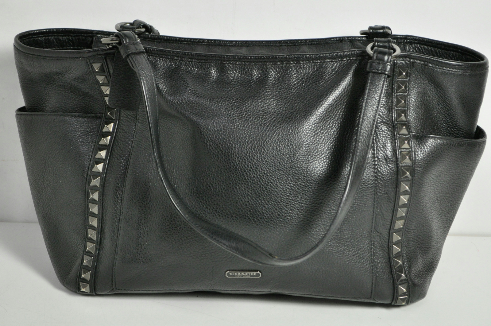 Black Leather Studded Handbags | SEMA Data Co-op