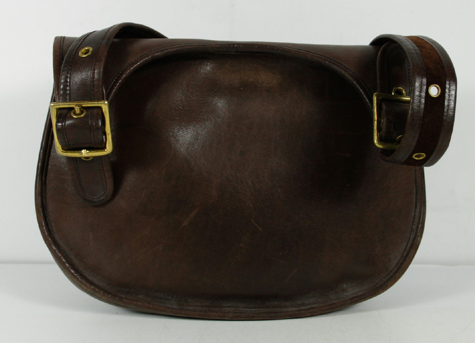 Vintage Coach #9812 Ridgefield Brown Leather Crossbody Shoulder Bag | eBay