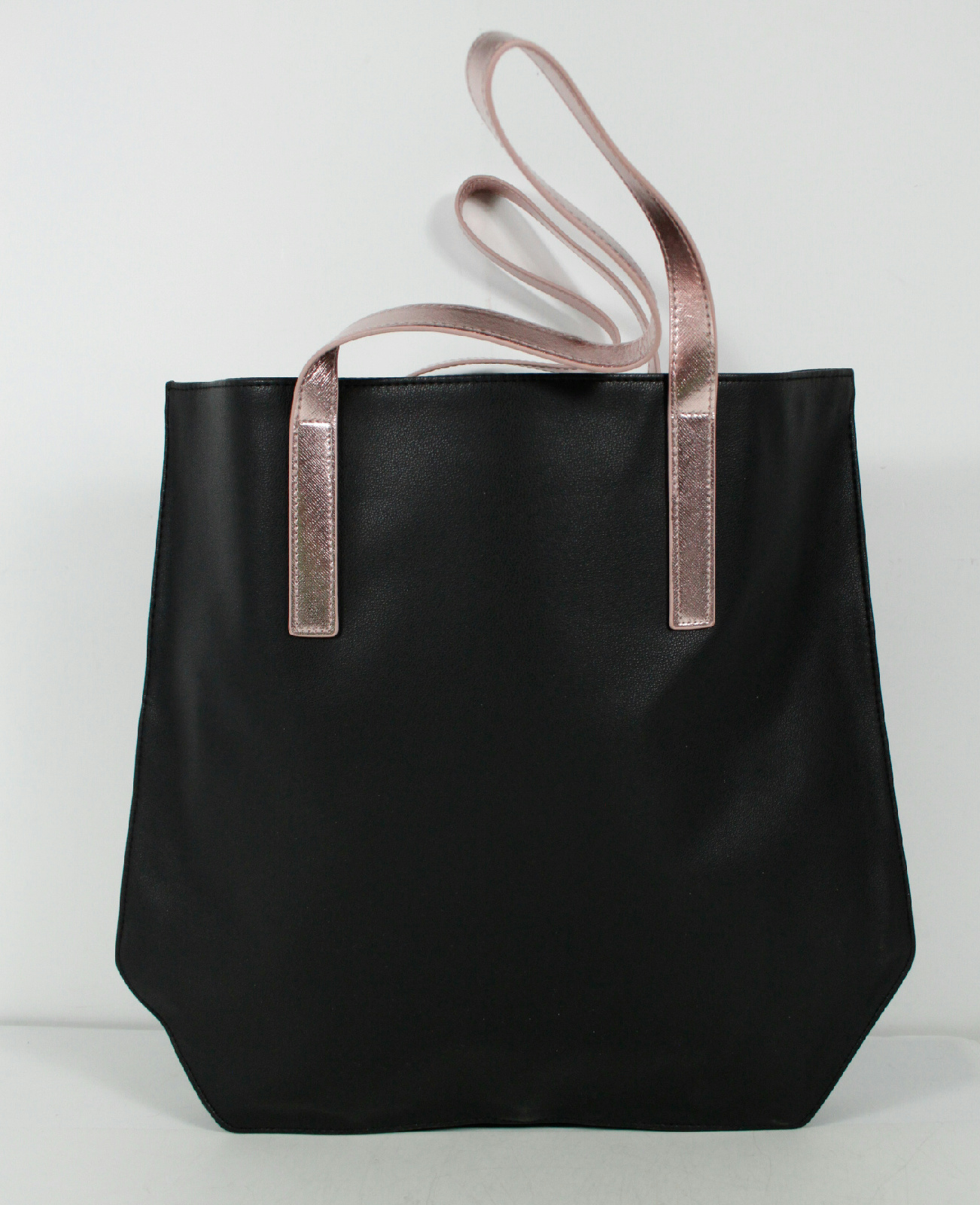 Givenchy Solid Black Rose Gold Pink Tote Shoulder Bag Purse | eBay
