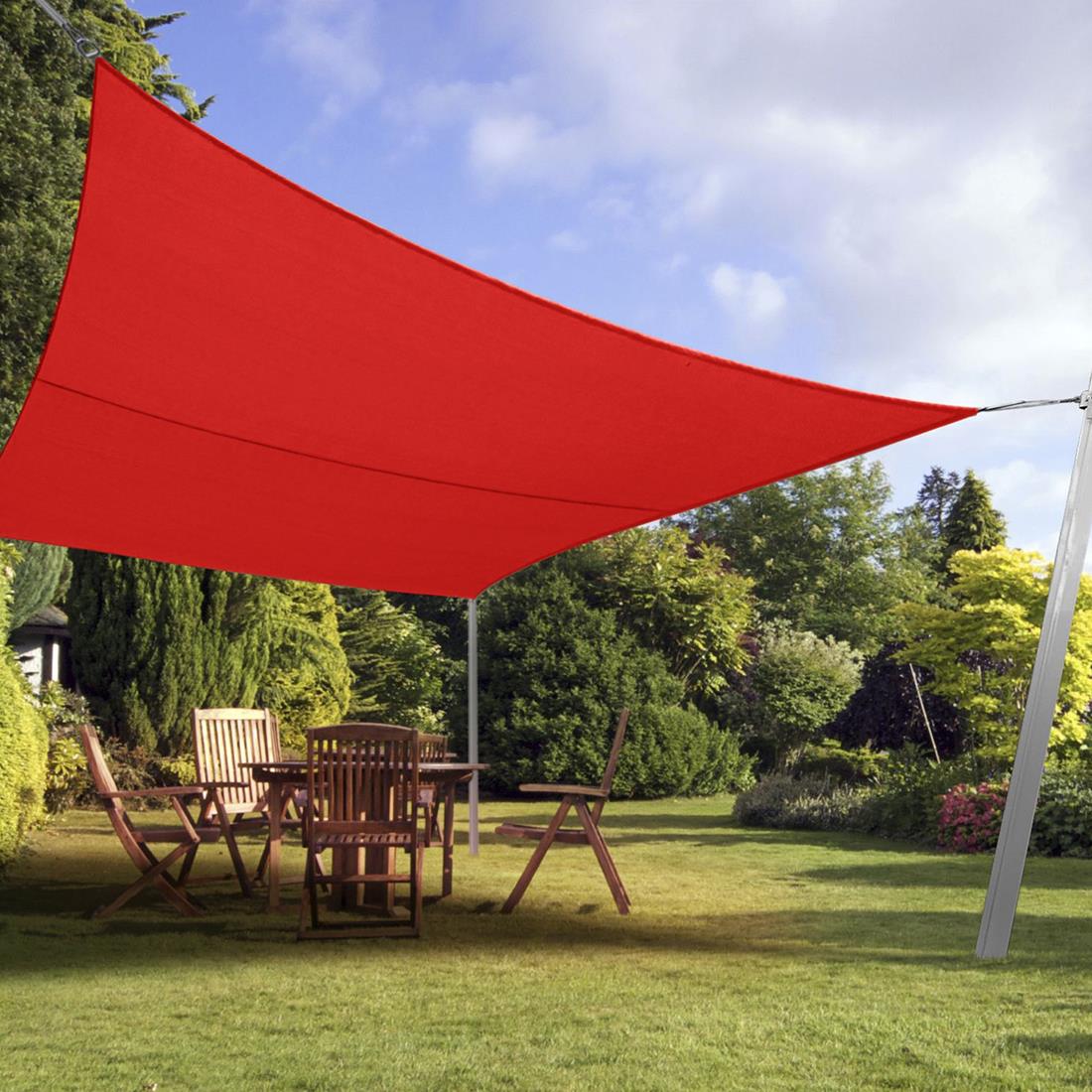 quictent 24 x 24 ft square sun shade sail outdoor patio pool top sail outdoor flyer