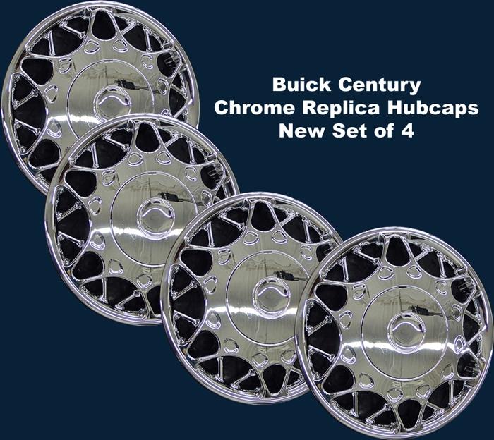 Buick Century Chrome 15" Hubcaps Replica Wheel Covers 441 15c New Set of 4 CCI