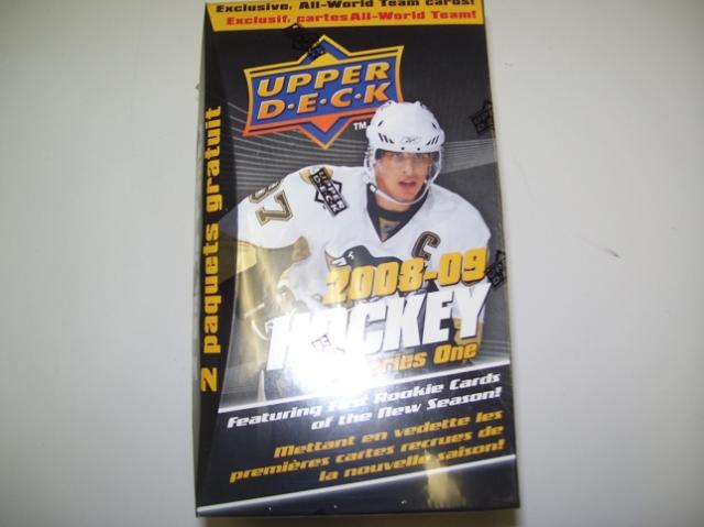 2008/09 UPPER DECK SERIES 1 HOCKEY 12 PACK BOX  