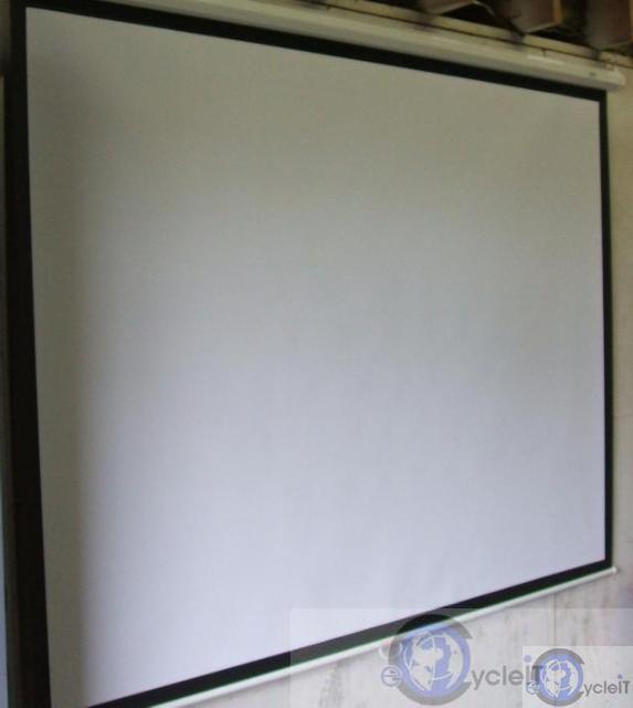 NEW DA LITE 105 PULLED DOWN PROJECTION SCREEN 64x84 IN (43) MATTE