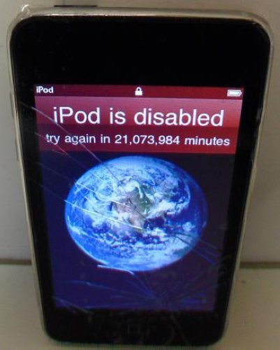 Apple iPod Touch 3rd Generation 8 GB Black as Is Repair