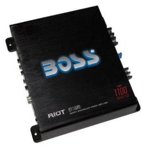 Boss R110M Audio Mosfet Monoblock Power Amplifier w/ Remote Subwoofer