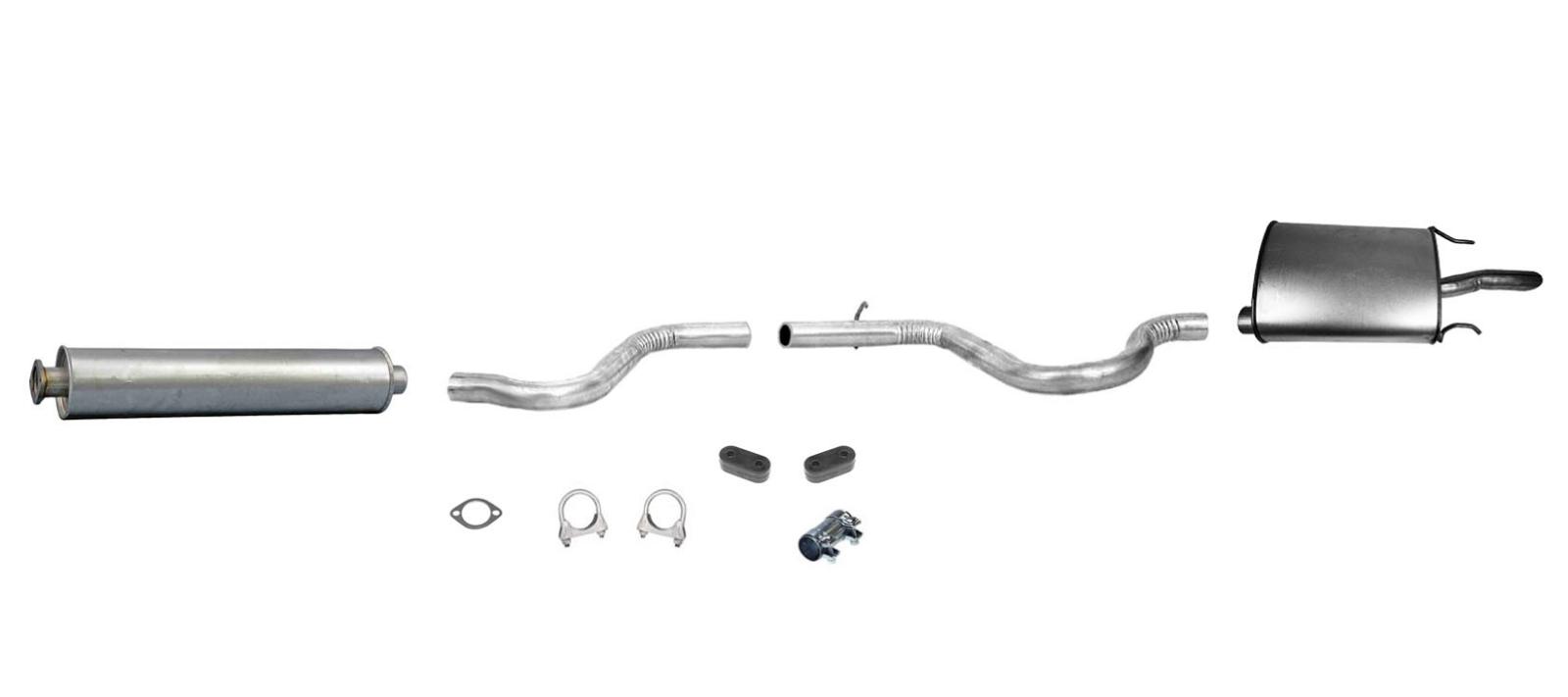 03-05 Impala 3.4L 3.8L Muffler Exhaust Pipe System 700293 ... 2001 impala exhaust schematic 