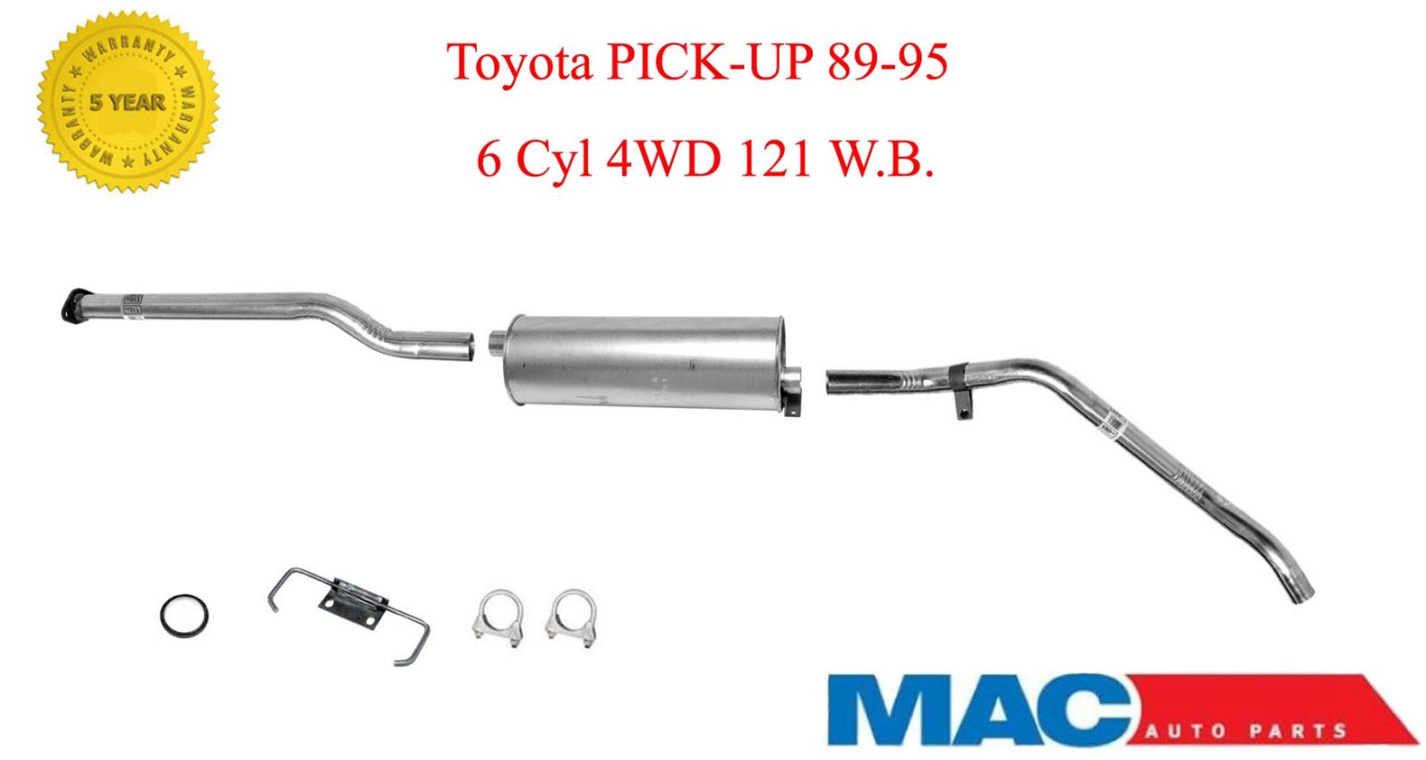 1989-1995 Toyota Pick Up 3.0L 4X4 Muffler Exhaust System | eBay