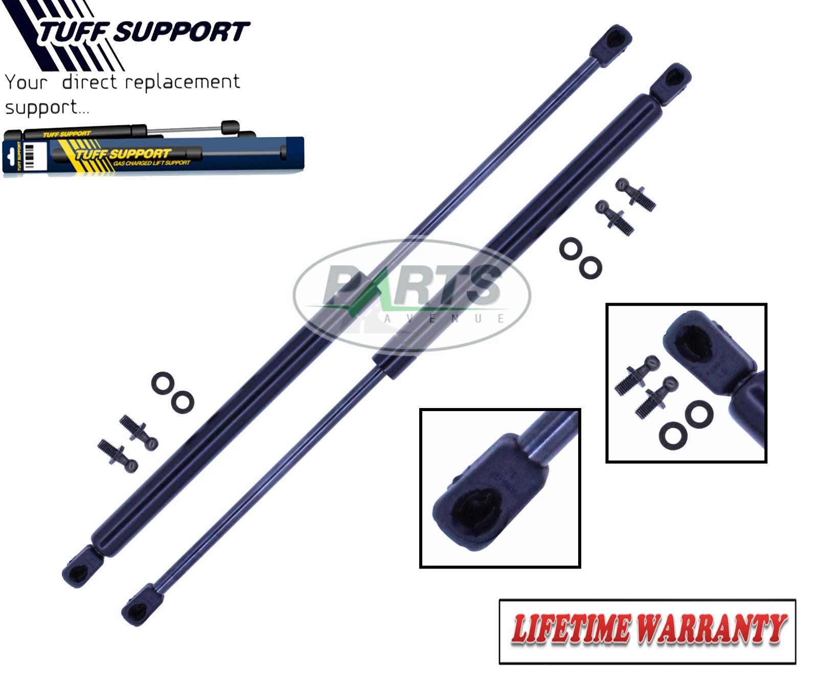 2PC FRONT HOOD LIFT SUPPORTS SHOCKS STRUTS ARMS PROPS RODS DAMPER